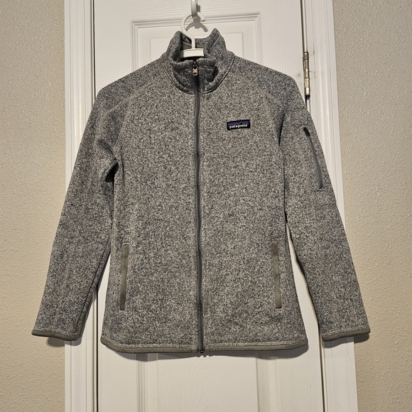 Patagonia Sweaters - Patagonia Heather Gray Full-Zip Fleece Jacket